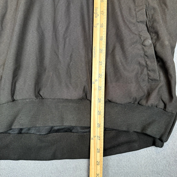 Polo Golf Ralph Lauren Windbreaker Mens XXL Black Pullover w/ Flaws - Picture 5 of 10